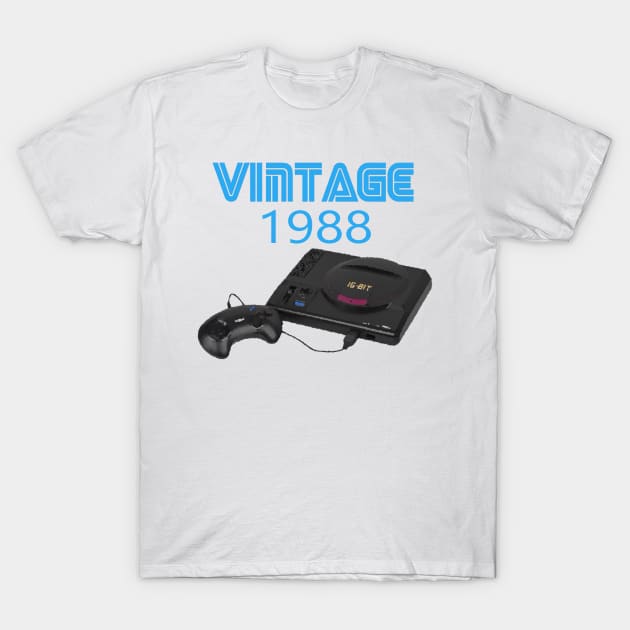 Vintage 1988 - Sega Megadrive T-Shirt by jmtaylor